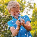 Lutz Mauder 5 wiederverwendbare Wasserballons, Wasserbomben aus Silikon, schnell befüllbar mit Magnetverschluss im Geschenkkarton, Kinder und Erwachsene, Outdoor, Garten, Pool